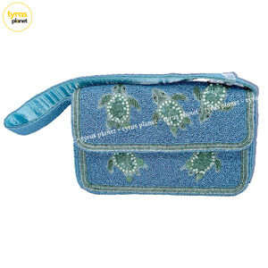 Rare Viral TikTok Marshall’s T.J. Maxx Sea Turtle Beaded Bag Made In India NWT